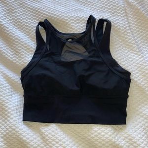Lululemon Black Crop Top